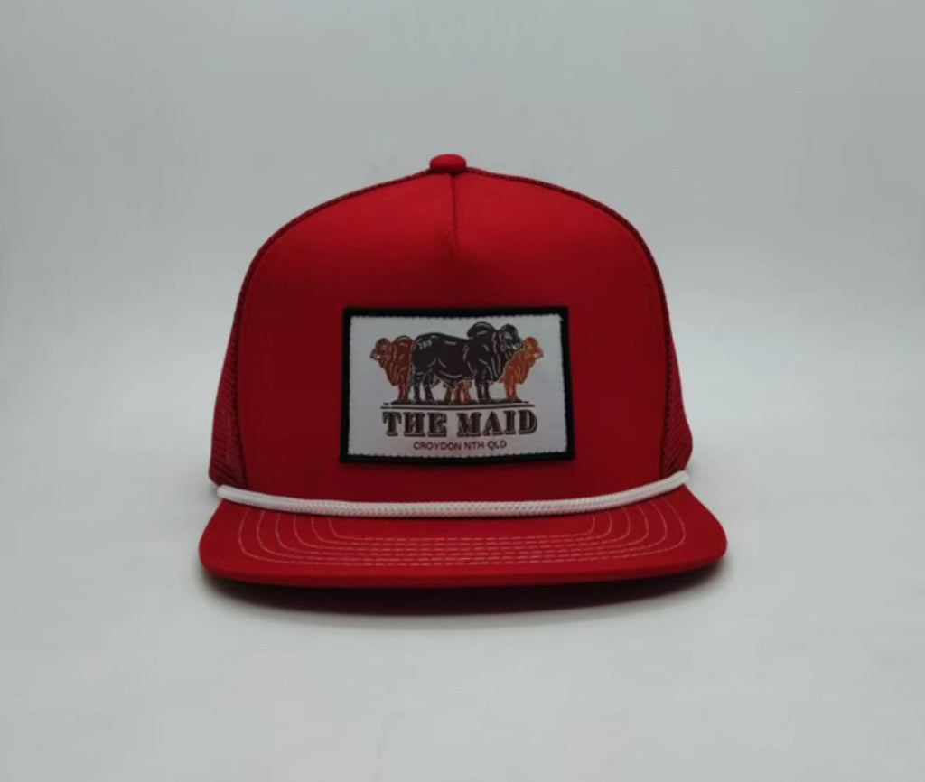 2nd Release The Maid Co. Flat Cap Red PRE ORDER