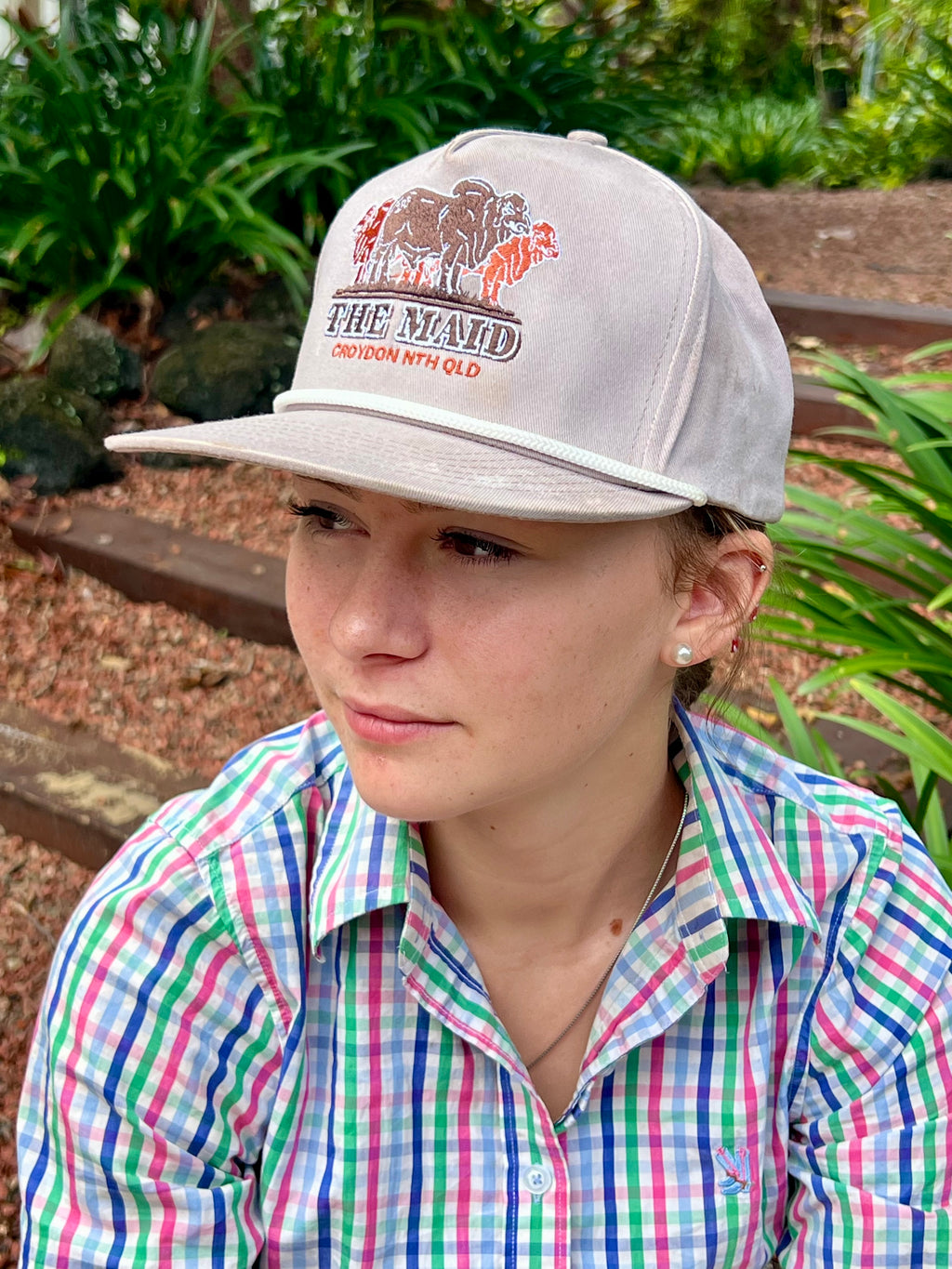 The Maid Grey Flat Cap