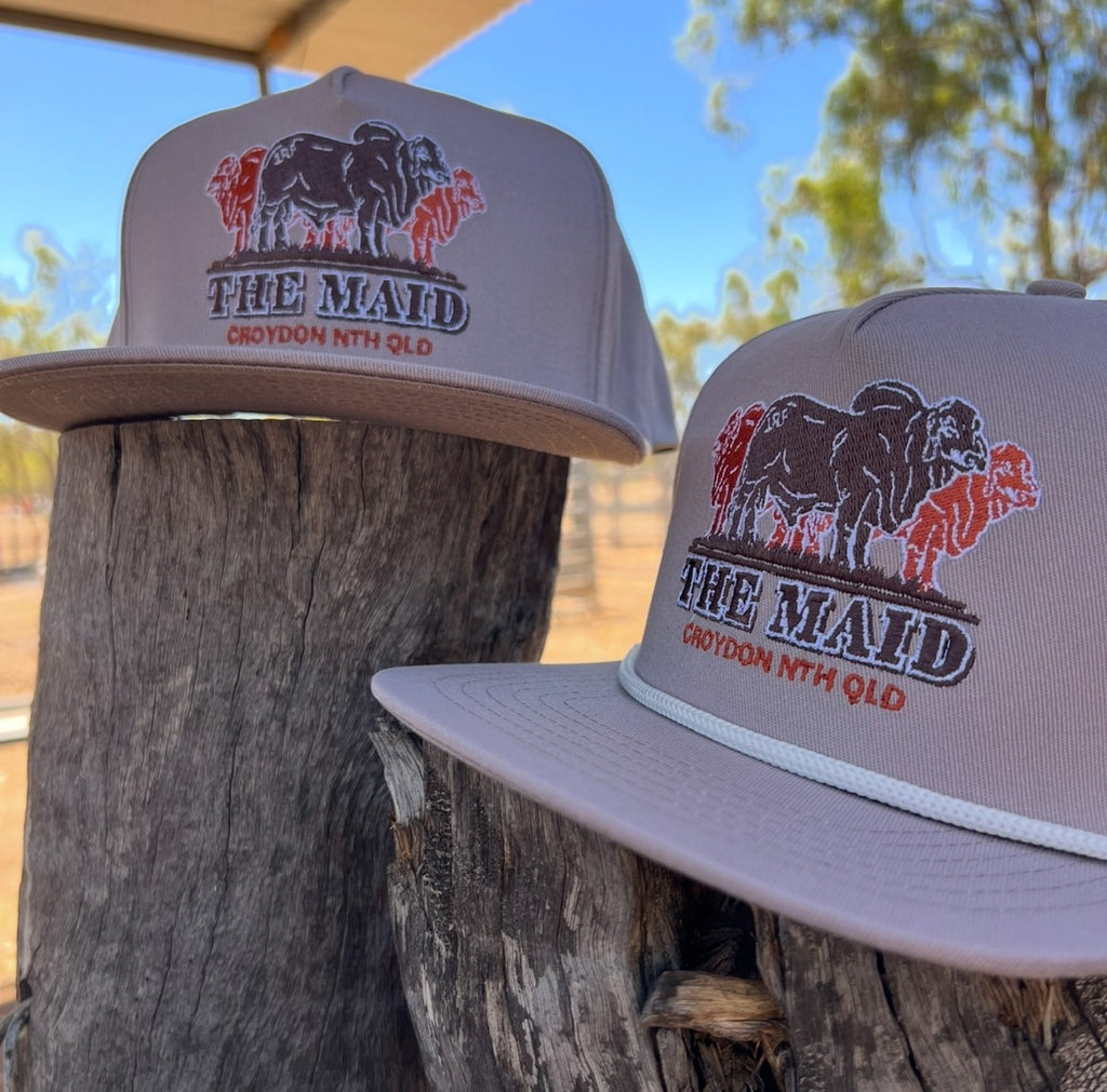 The Maid Grey Flat Cap